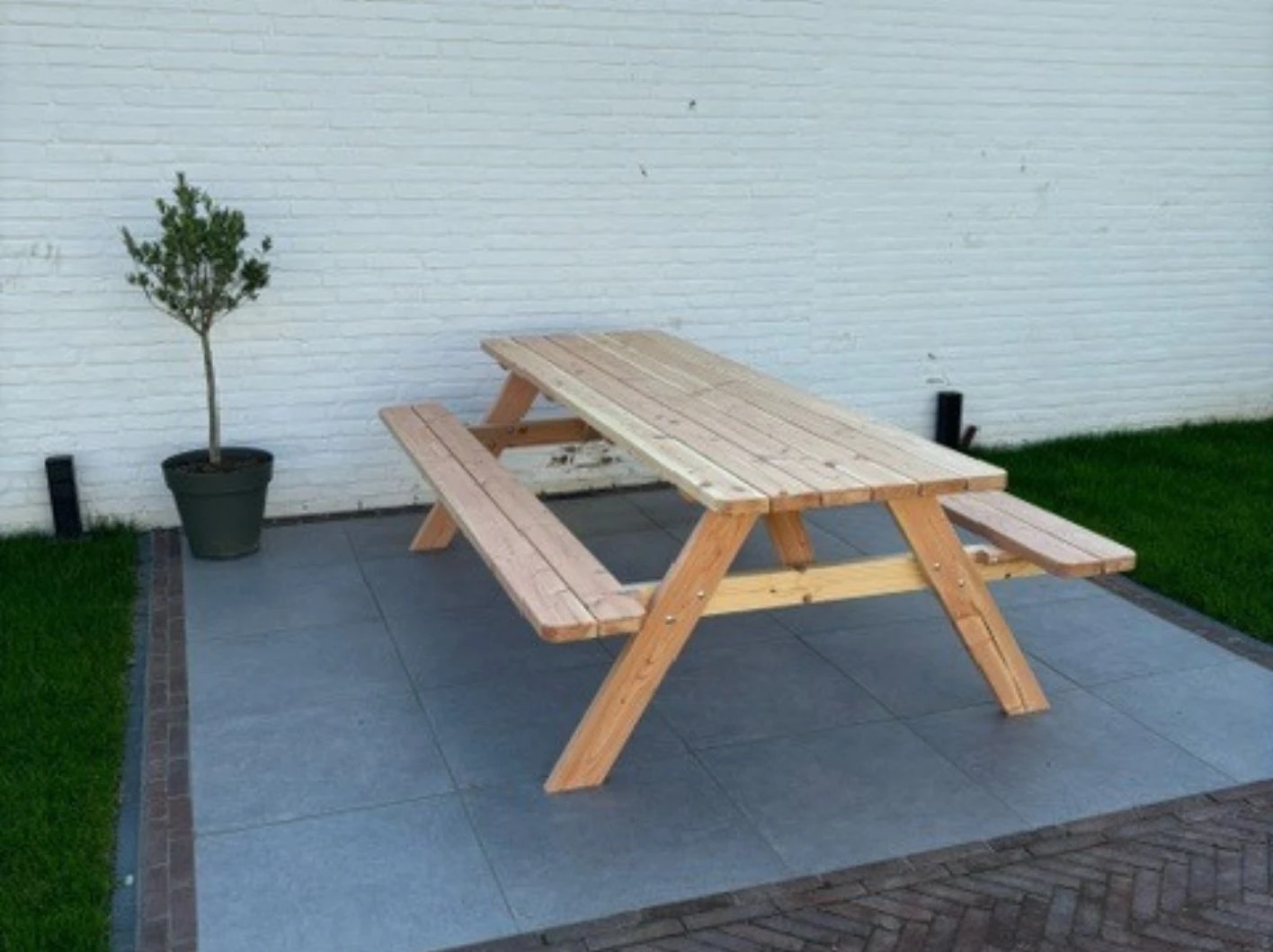 Douglas Picknicktafel Geschaafd - Lengte 240 cm - Afbeelding 3
